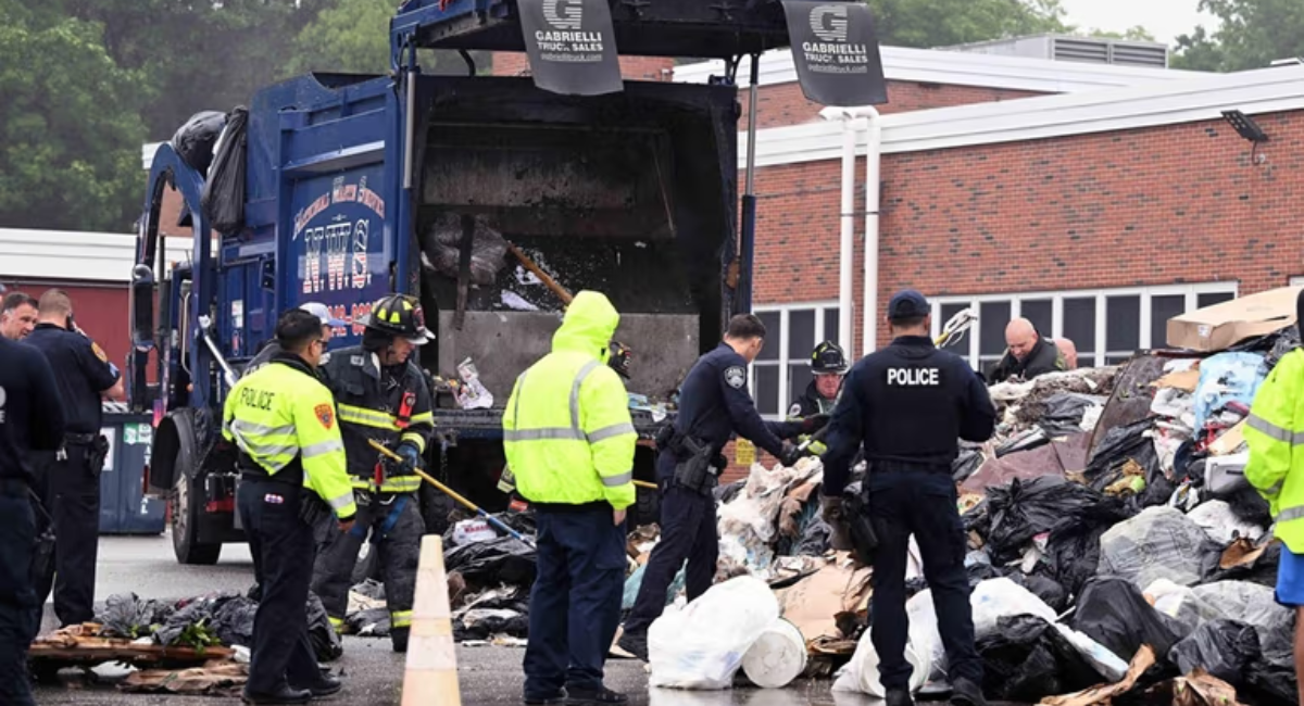 Dead Body Found Inside Long Island Garbage Truck, Police Confirm