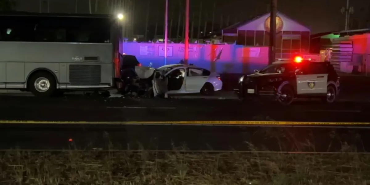 Tragic Early Morning Crash in Vallejo Claims Three Lives After Car Collides with Parked Bus