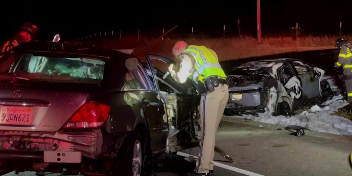 Two Dead in Contra Costa County After Electric Vehicle Ignites Following Head-On Collision