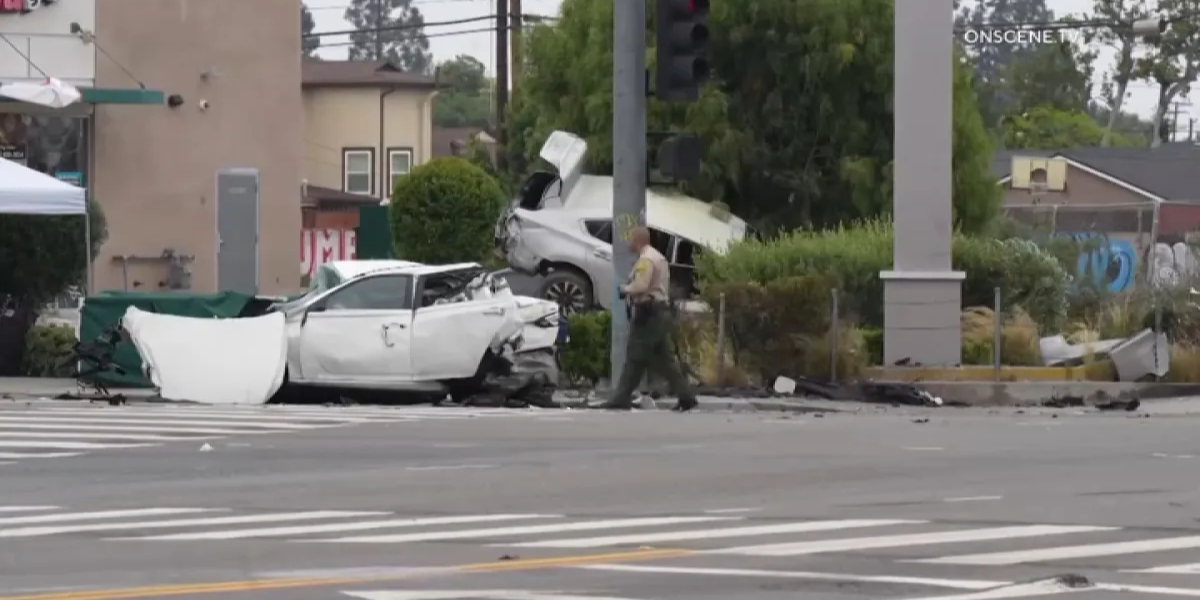 Two Drivers Die in Fiery South Gate Crash Linked to Domestic Dispute