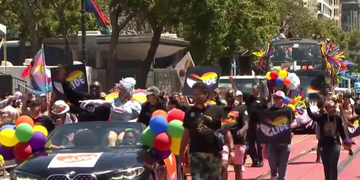 Attendees at SF Pride Parade Showcase Powerful Message of Resistance