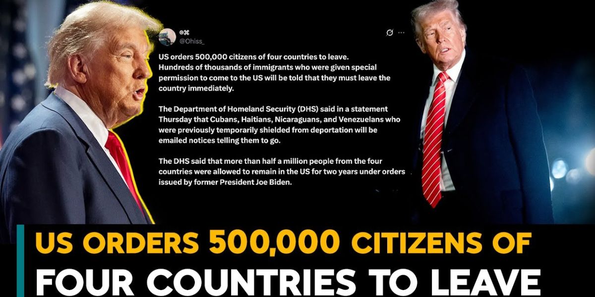 Confirmed by DHS 500,000 Ordered to Leave U.S. Under Immigration Crackdown