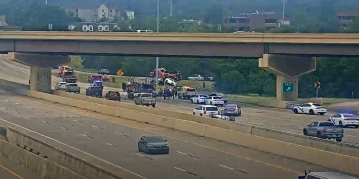 Injury Accident Blocks Lane on I-430 NB Near Exit 13A in North Little Rock