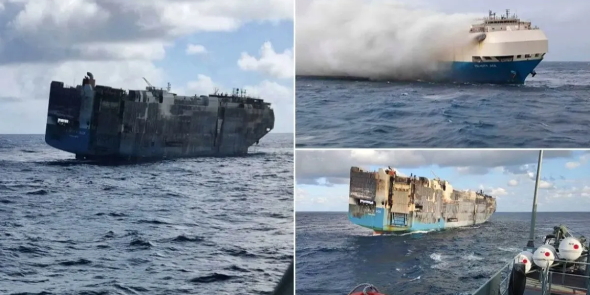 International Waters Turn Grave: 3,000-Car Ship Sinks, Leaving Thousands of Cars Lost