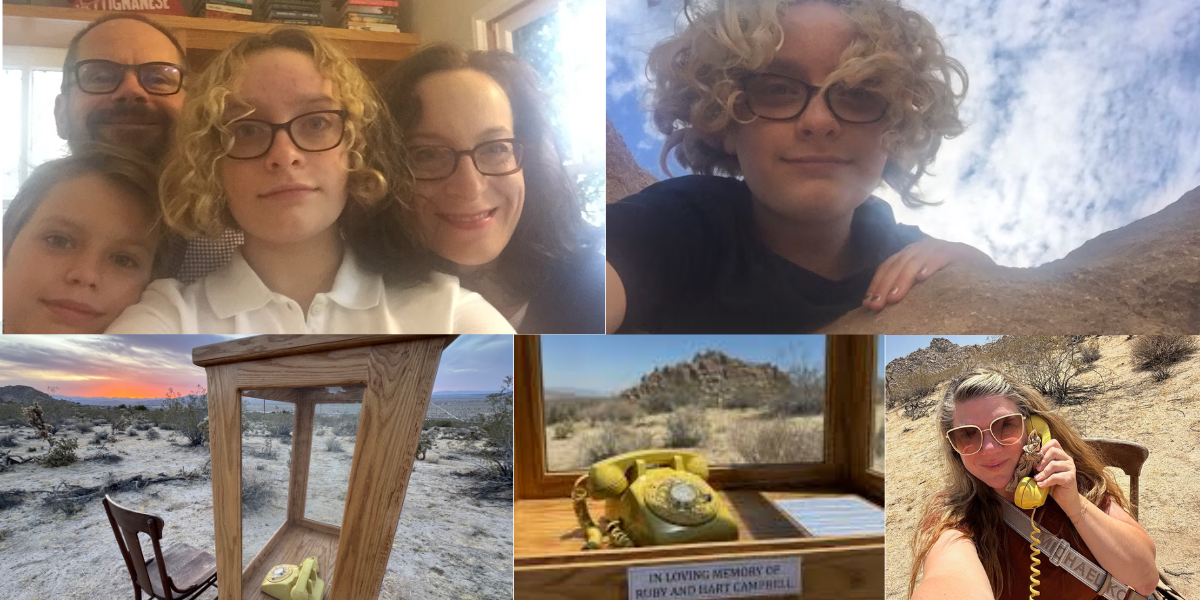 Joshua Tree, CA: Local Couple Honors Teens Ruby, 17, and Hart, 14, with 'Wind Phone' After Tragic Drunk Driving Crash