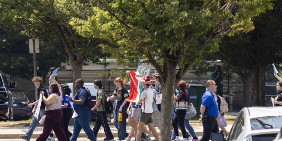 Maryland Teens Leave Class in Protest of Immigration Action Against Student