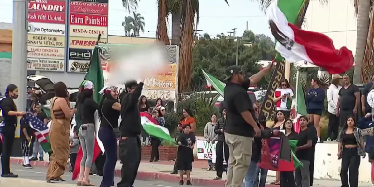 National City: Dozens of Protesters Rally Against ICE in Powerful Demonstration
