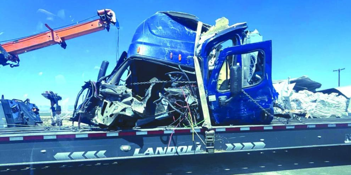 Needles, CA: Fatal Crash on I-40 Involving Two Tractor Trailers Reported by CHP