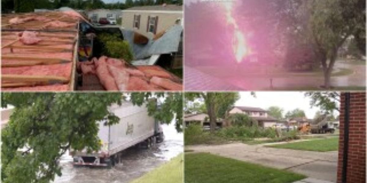 Residents Recount Terrifying Experience as Roof Blown Off in Clinton Township