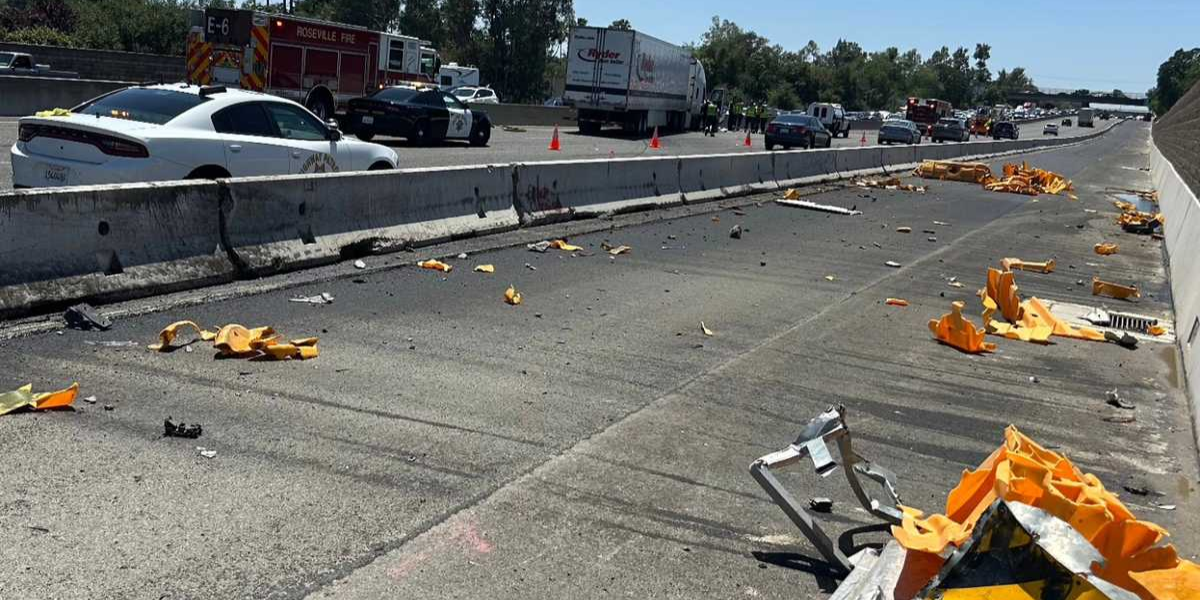 Roseville: Three-Vehicle Crash Slows Traffic on Eastbound I-80 Thursday Morning