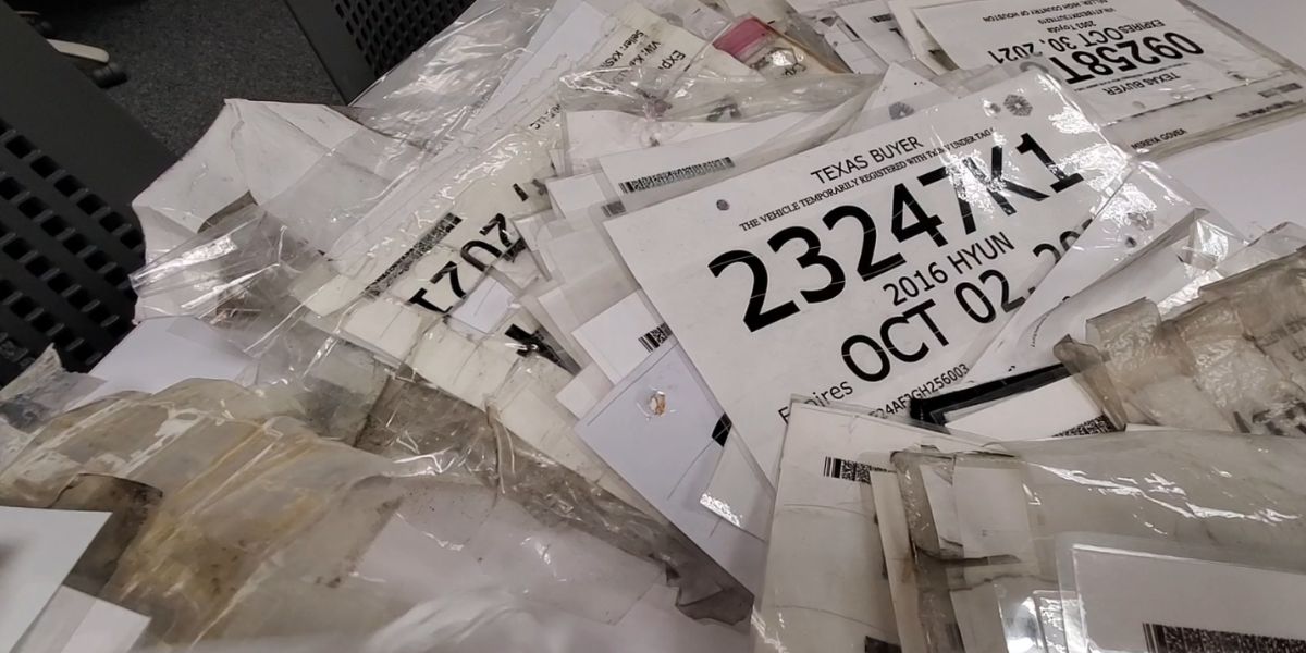 Texas DMV Replaces Paper Tags with Metal Plates Beginning July 1 to Prevent Forgery