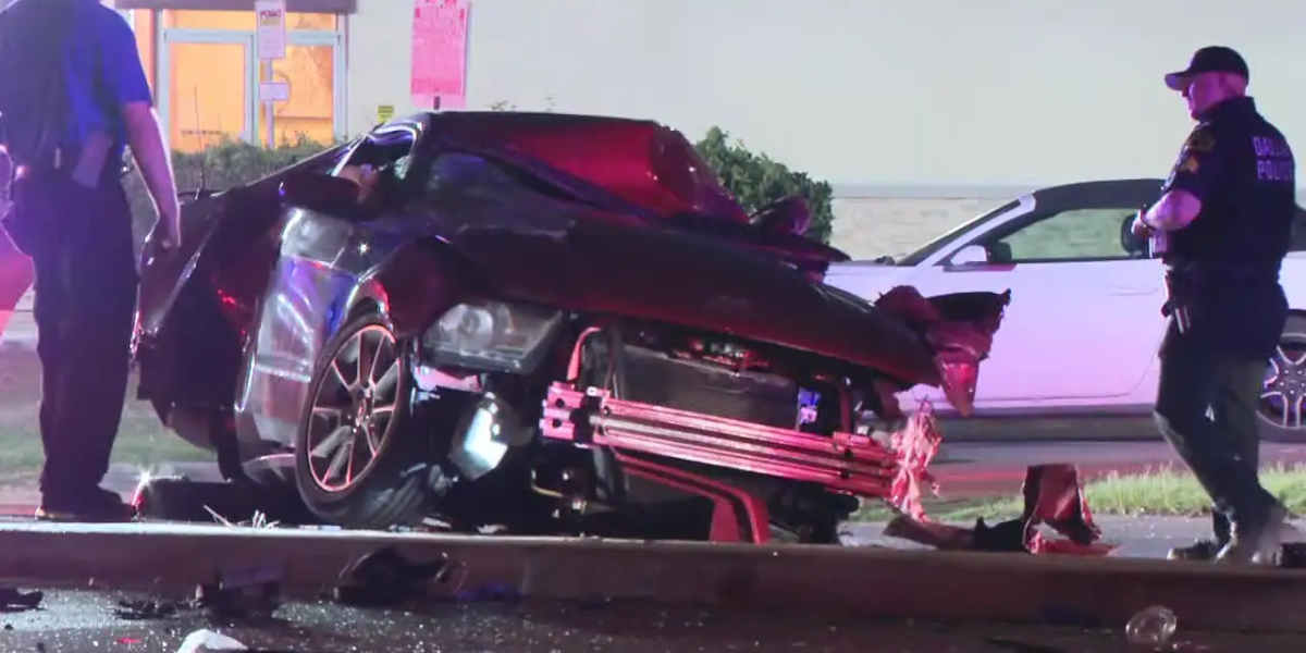 Tragic Crash in Dallas: One Dead, Two Officers Injured in Violent Accident