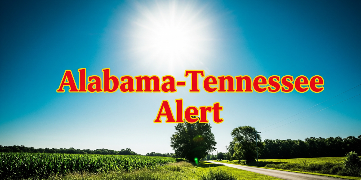 Alabama-Tennessee Alert: Heat Index Hits 107° in Huntsville, Florence