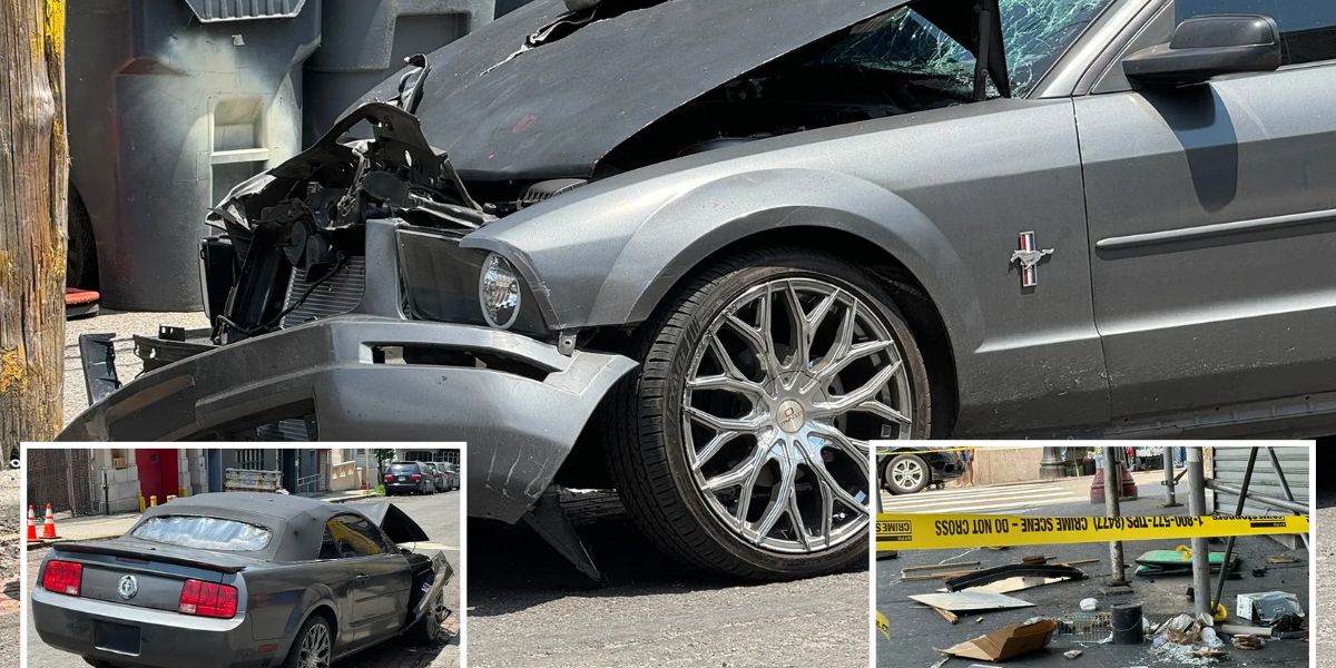 Bronx Mustang Wreck Leaves 6 Injured—NYPD Searching for Driver Who Fled