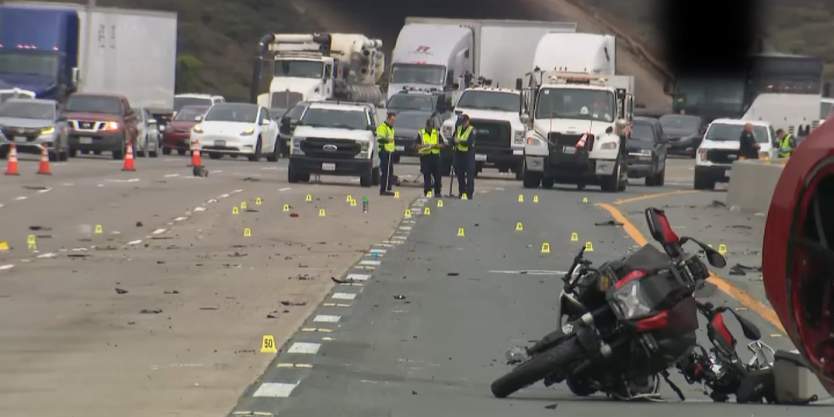 Deadly Crash on I-805: Tesla Driver Accused of Intentionally Striking Motorcyclist