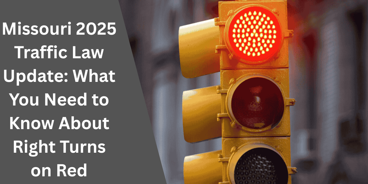Missouri 2025 Traffic Law Update: What You Need to Know About Right Turns on Red