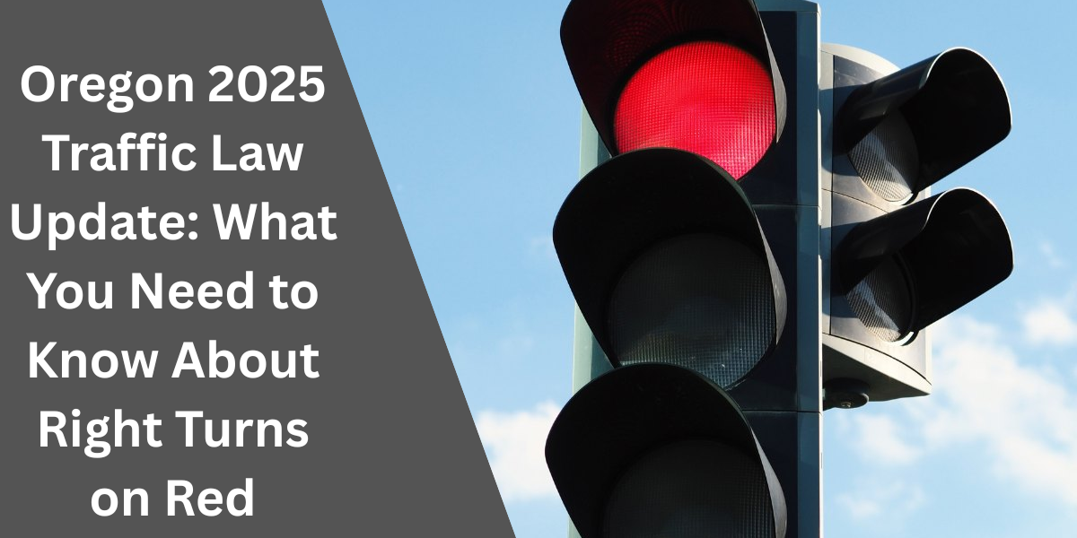 Oregon 2025 Traffic Law Update: What You Need to Know About Right Turns on Red