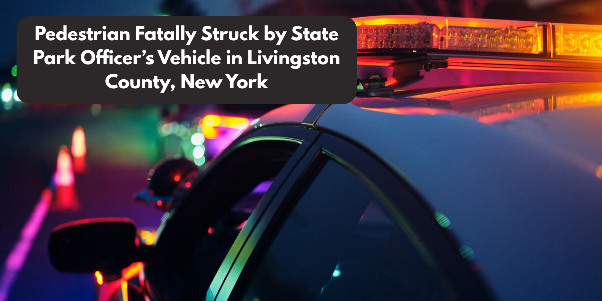 Pedestrian Fatally Struck by State Park Officer’s Vehicle in Livingston County, New York