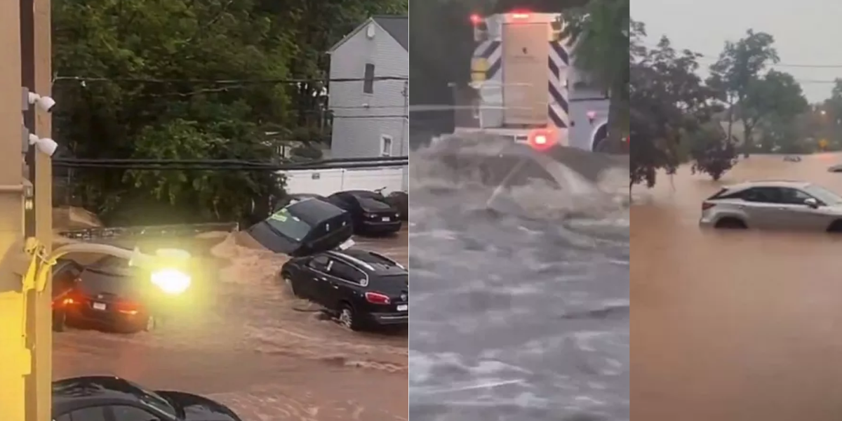 State of Emergency Declared in New Jersey as Flash Floods Strand Travelers and Cut Off Towns