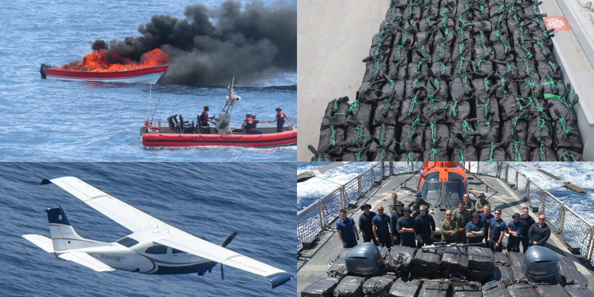 Victory at Sea: U.S. Forces Stop Cocaine Smugglers, Confiscate $8 Billion in Drugs Near Pacific Waters