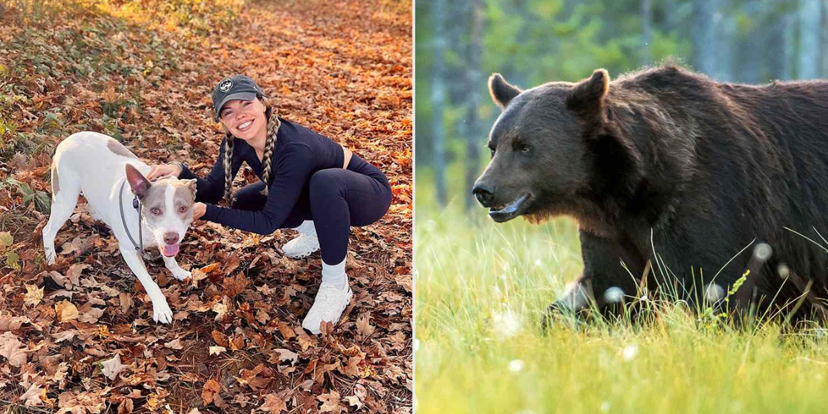 Woman Defends Her Dog From Bear Attack Using Only a Water Bottle During Hike