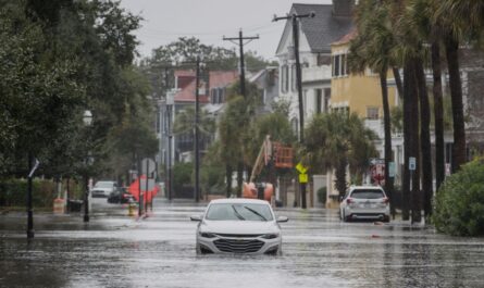 Heavy Rain and High Tide Trigger Flood Risk in Charleston, South Carolina