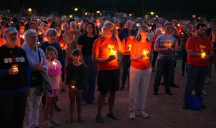 Hundreds Gather in Richfield to Honor Children Killed in Minneapolis Catholic School Shooting