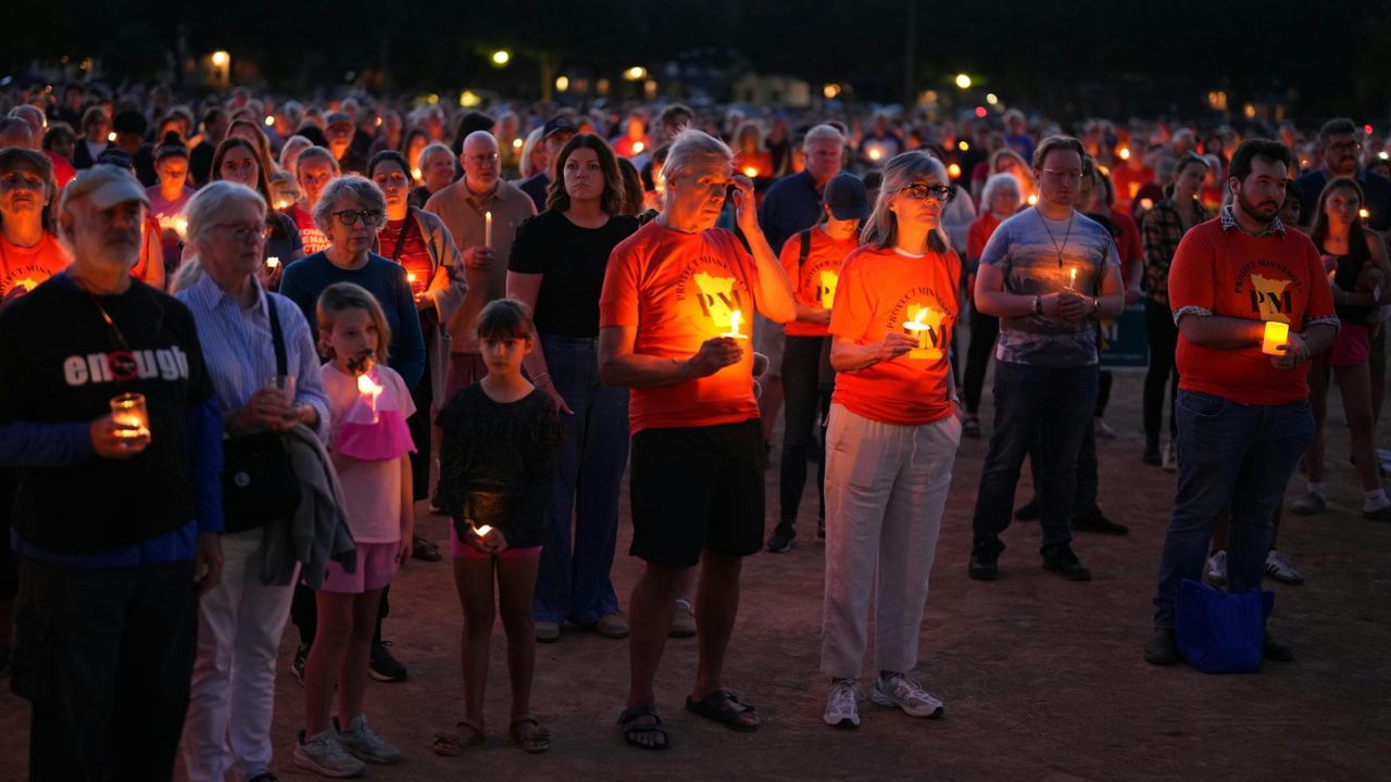 Hundreds Gather in Richfield to Honor Children Killed in Minneapolis Catholic School Shooting