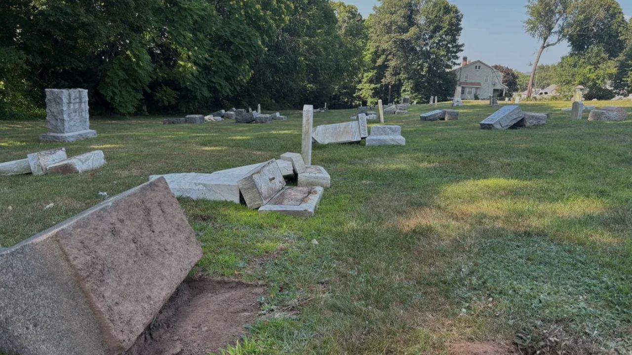 Meriden Cemetery Vandalized, Headstones Knocked Over, Police Say