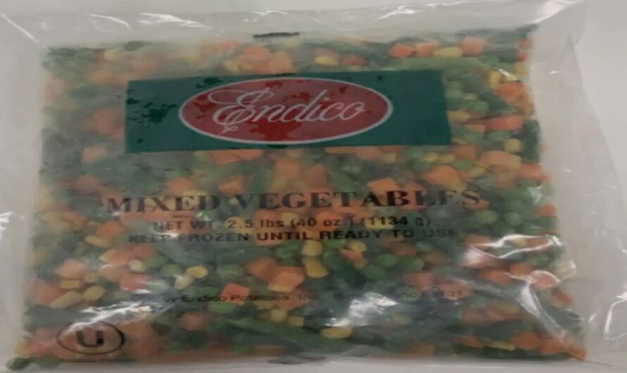 Endico Frozen Vegetables Recalled in Six States Over Listeria Contamination Risk
