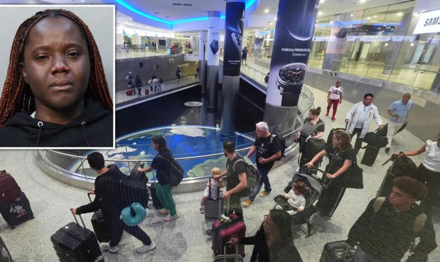 Miami Airport Chaos: Woman Accused of Snatching Child, Claiming Him as Her Own