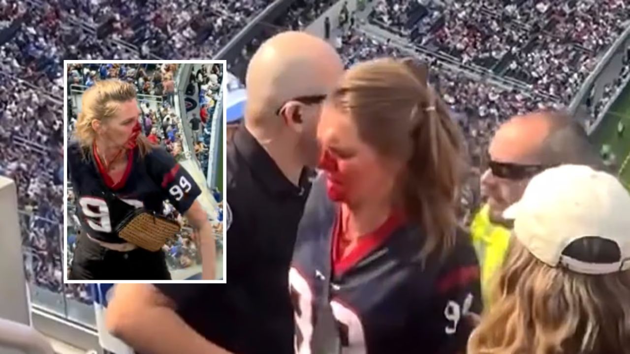 Rams-Texans Game Turns Violent Woman Left Bloodied After Brawl