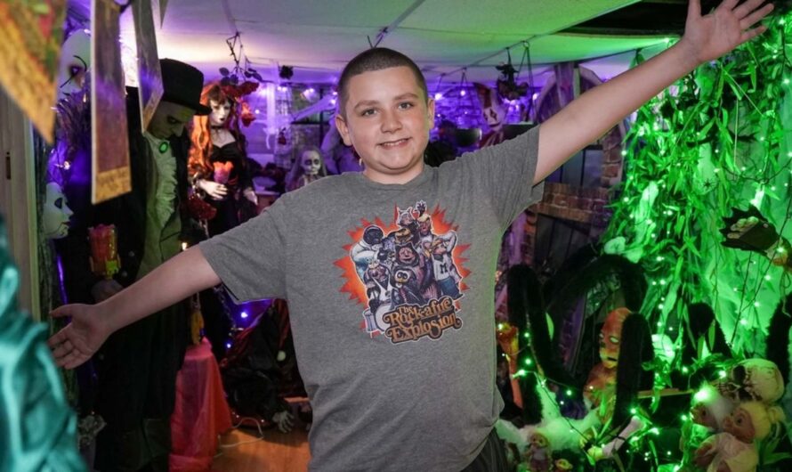 11-Year-Old Boy with Autism Creates Incredible Annual Haunted House in New Jersey