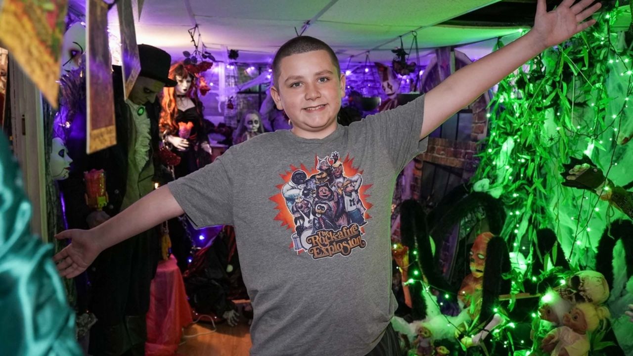 11-Year-Old Boy with Autism Creates Incredible Annual Haunted House in New Jersey