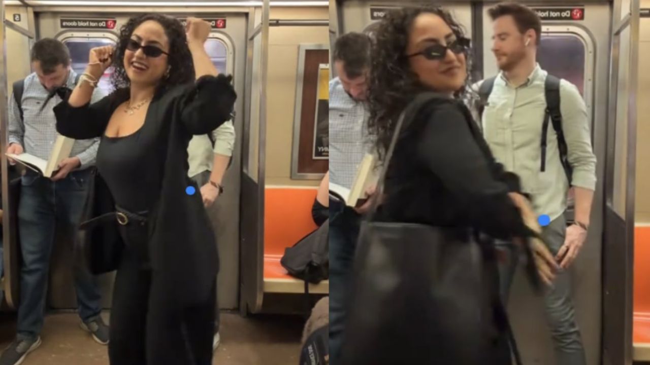 New York Woman Defies 'Chad' Interruption During Taylor Swift Subway Dance Video