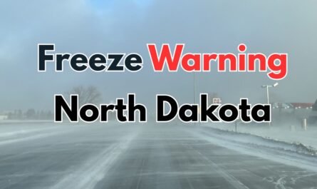 North Dakota Cold Snap Fall Freeze and Strong Winds Sweep the State Overnight
