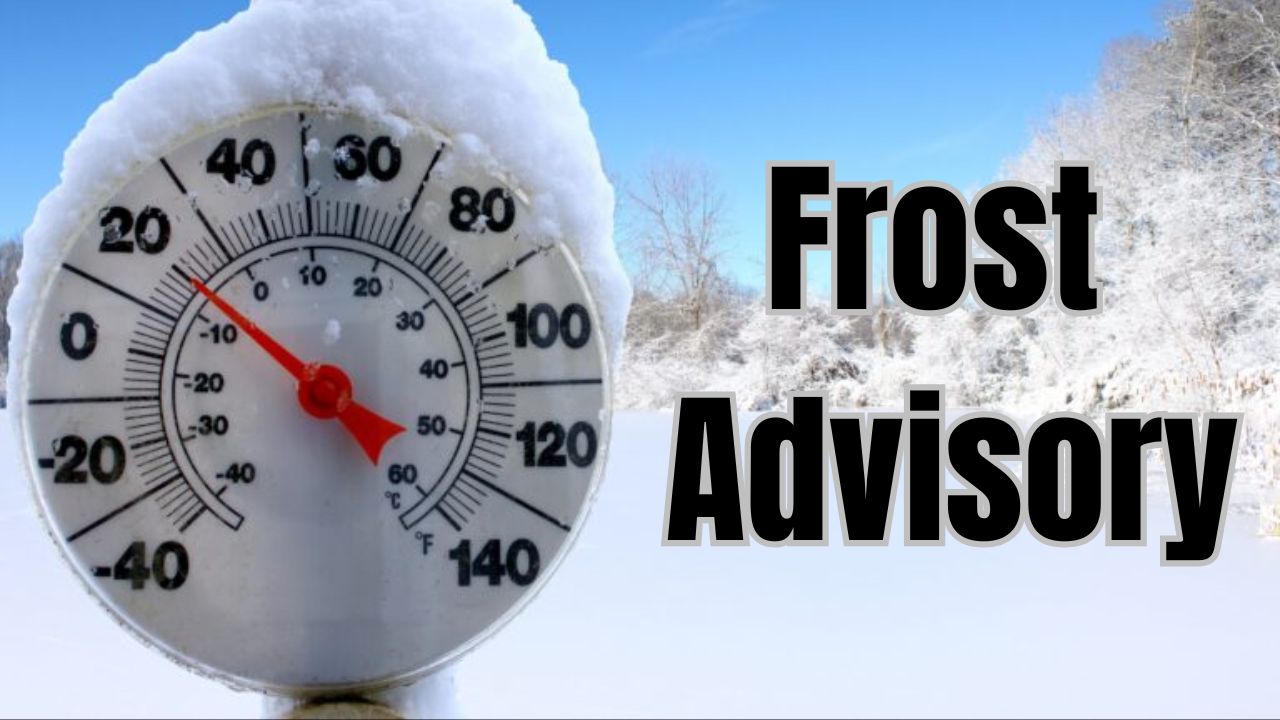 Western North Carolina Frost Advisory Issued Temperatures Near Freezing Overnight