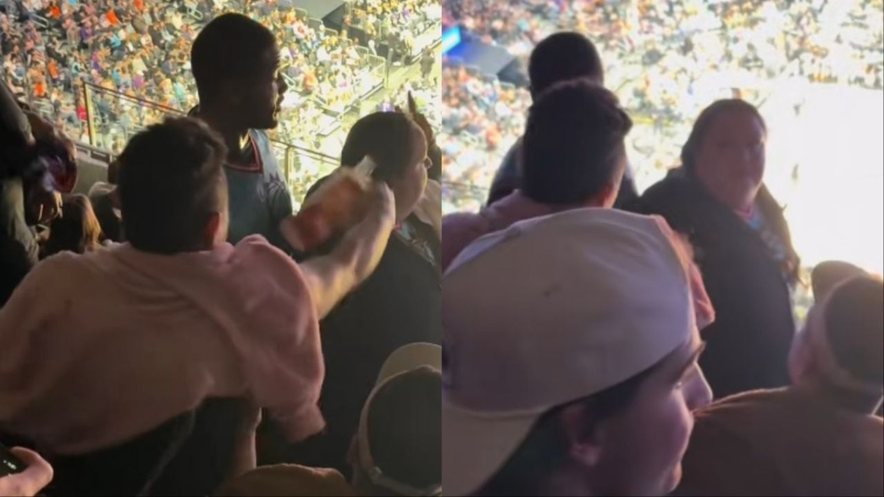 Arizona Woman Caught on Video Throwing Drink at Suns Fans During T-Shirt Giveaway Chaos