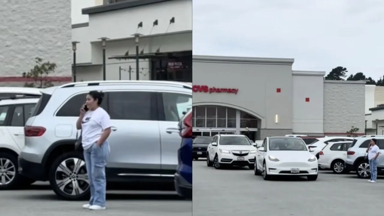 California Woman Sparks Massive Parking Lot Jam Pretending Not to Speak English to Save Spot
