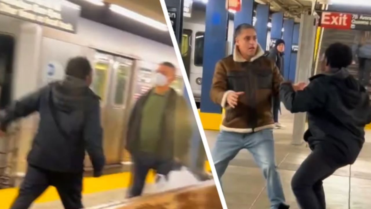 Two Men Slashed in Face on Busy Queens Subway Platform; Attacker Still at Large