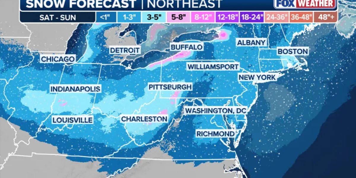 First Significant Snow of the Season Could Hit New York and New Jersey This Weekend, Forecasters Say